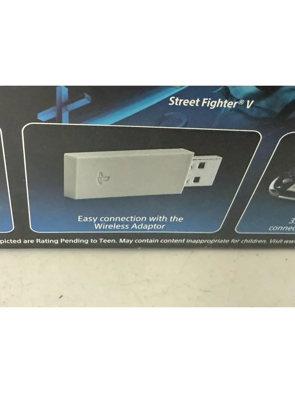 sony playstation 4 gold wireless headset W/box , Missing Adapter , ( Untested )